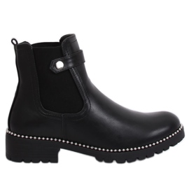 Black Boots for women Jodhpur boots NC886 Black