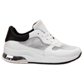 SHELOVET Sport Shoes With Mesh white