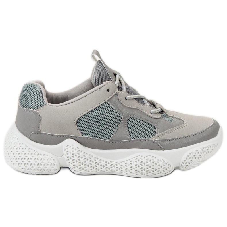 SHELOVET Fashionable Gray Sneakers grey