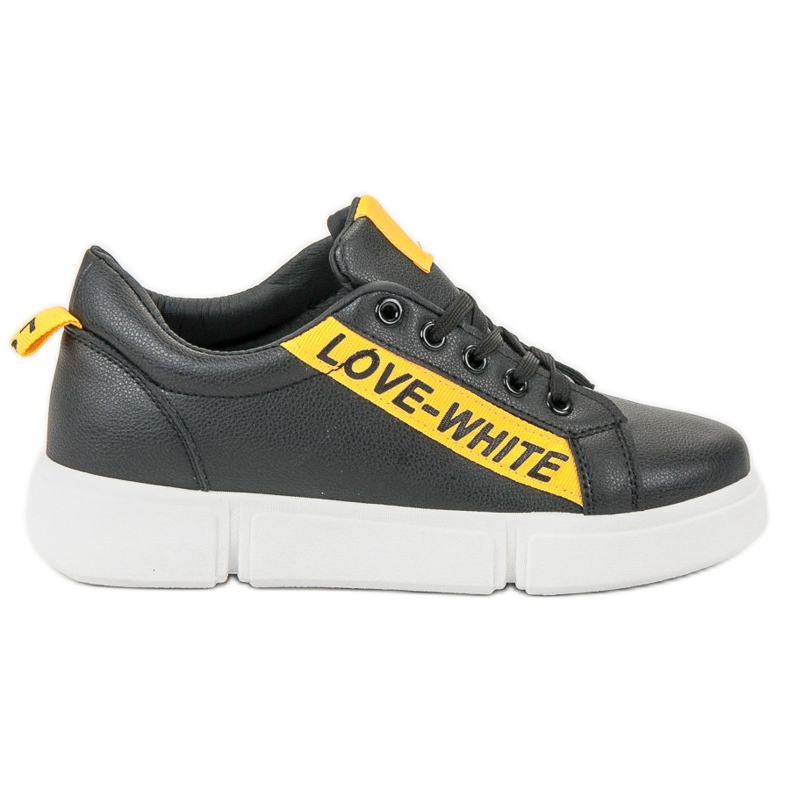 Jumex Love sports shoes black yellow Jumex Love sports shoes black yellow