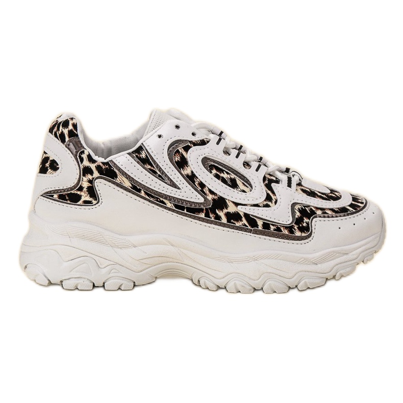 Kayla Women's sports shoes white brown Kayla Women's sports shoes white brown