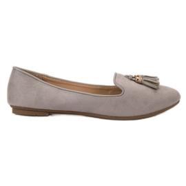 Queentina Lords with fringes grey Queentina Lords with fringes grey