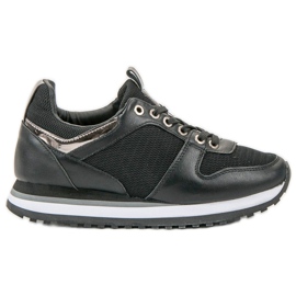 SDS Black Sport Shoes