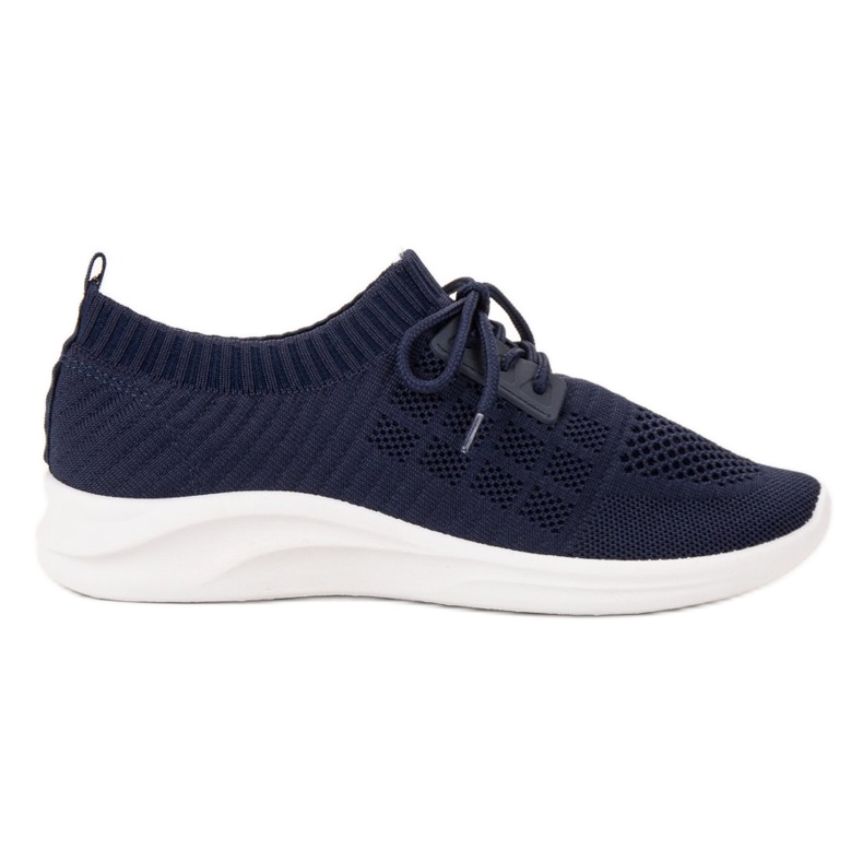 Ideal Shoes Textile Sports Footwear navy blue