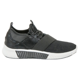 SHELOVET Sports shoes with an elastic band black