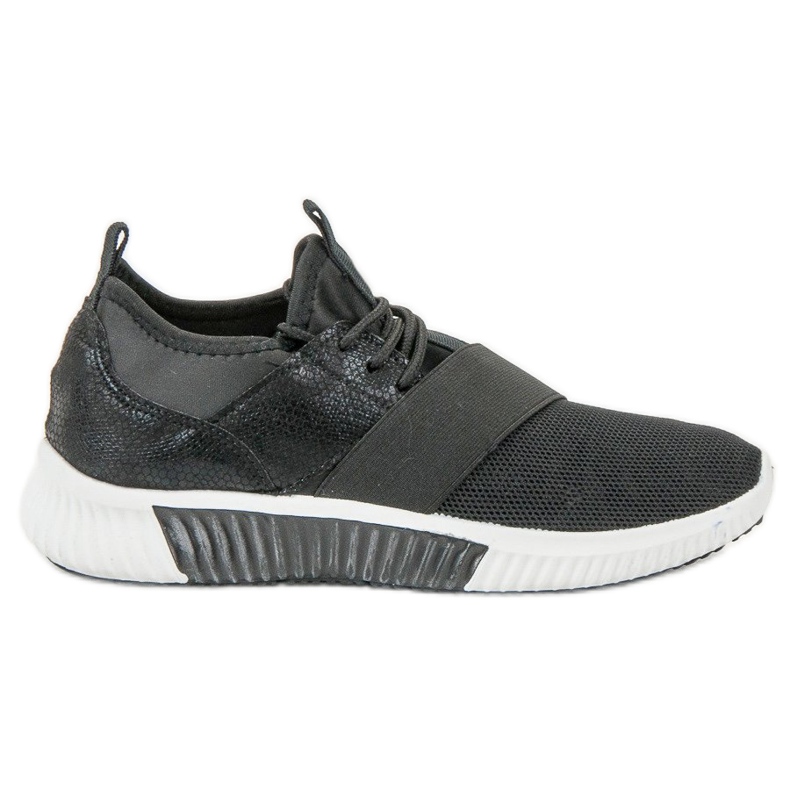 SHELOVET Sports shoes with an elastic band black