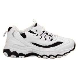 SHELOVET Comfortable Sports Shoes white black