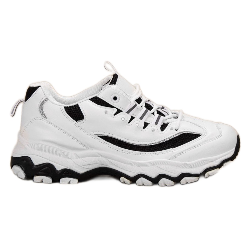 SHELOVET Comfortable Sports Shoes white black