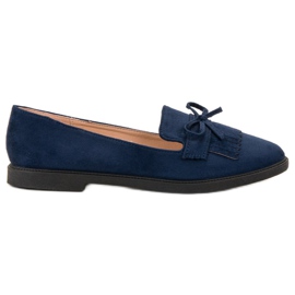 SHELOVET Navy blue loafers