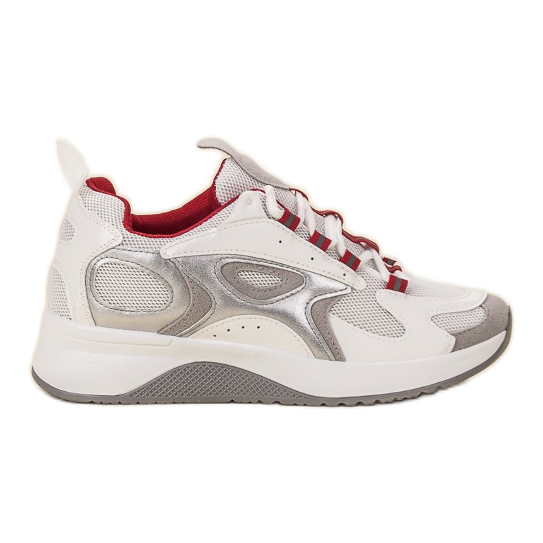 SHELOVET Comfortable Sports Shoes white grey