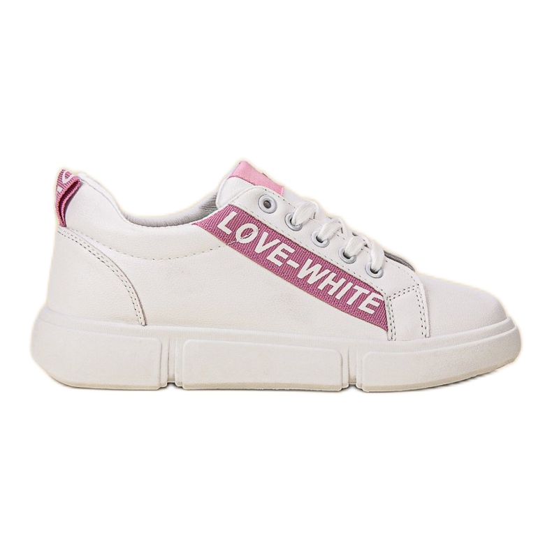Jumex Comfortable Sports Shoes white pink