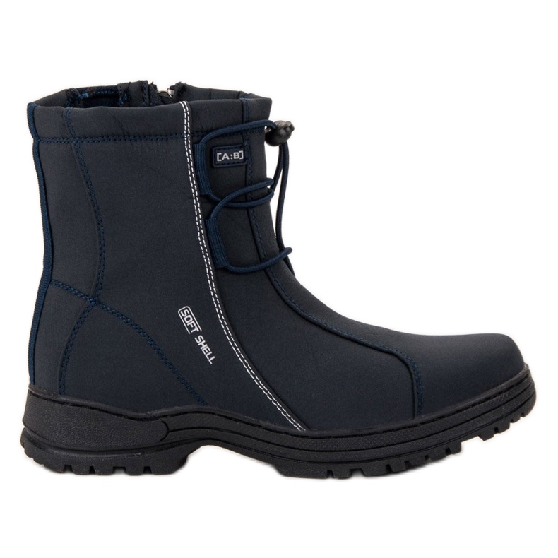 Ax Boxing Navy snow boots blue