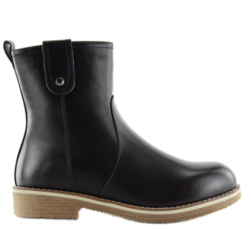 Black flat heels 0-253 Black