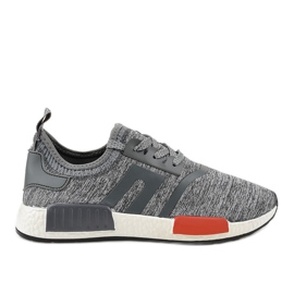 Gray sports shoes MD01B-3 grey