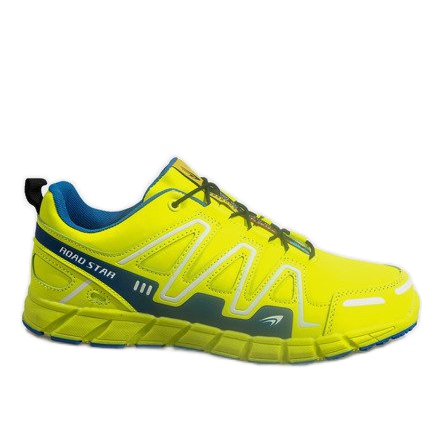 Sportowe Sneakers Sneakers RS82716-4M GREEN / BLUE yellow Sportowe Sneakers Sneakers RS82716-4M GREEN / BLUE yellow