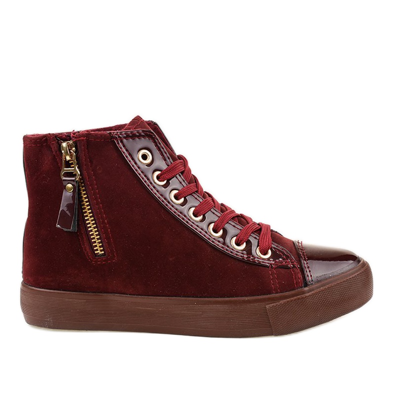 JX-95 red high sneakers
