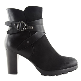 Black 8287 Black high heels
