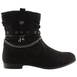 Black Saszka boots 3767 Black