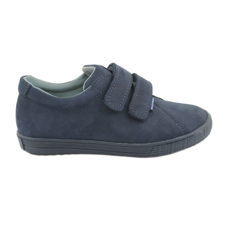 Mazurek Leather boys shoes for Velcro 268 navy blue Mazurek Leather boys shoes for Velcro 268 navy blue