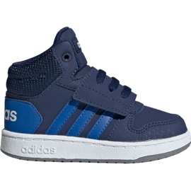 Adidas Hoops Mid 2.0 EE6714 children's shoes navy blue Adidas Hoops Mid 2.0 EE6714 children's shoes navy blue