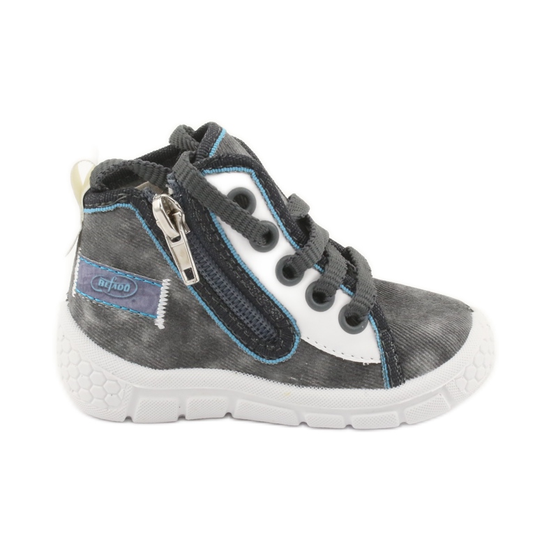 Befado children's shoes 547P001 white blue grey