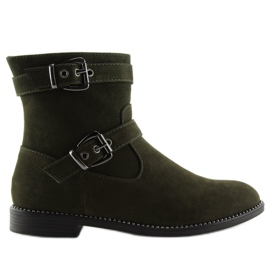 Green flat boots MB188-266 Green Green flat boots MB188-266 Green