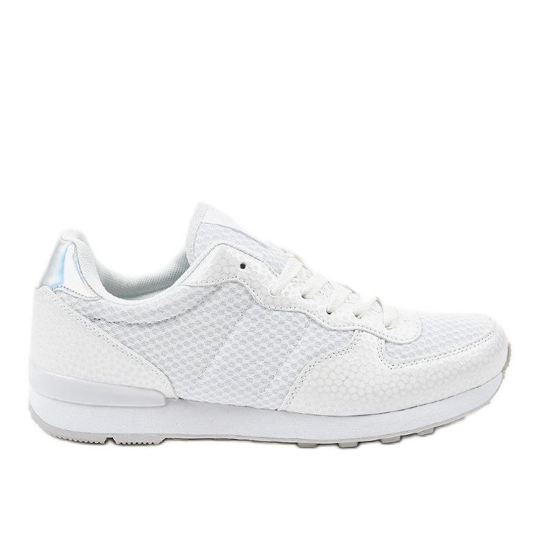 Men's white sports shoes 5535A-1