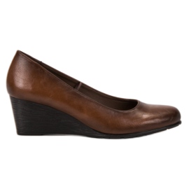Vinceza Brown Pumps On A Wedge Vinceza Brown Pumps On A Wedge