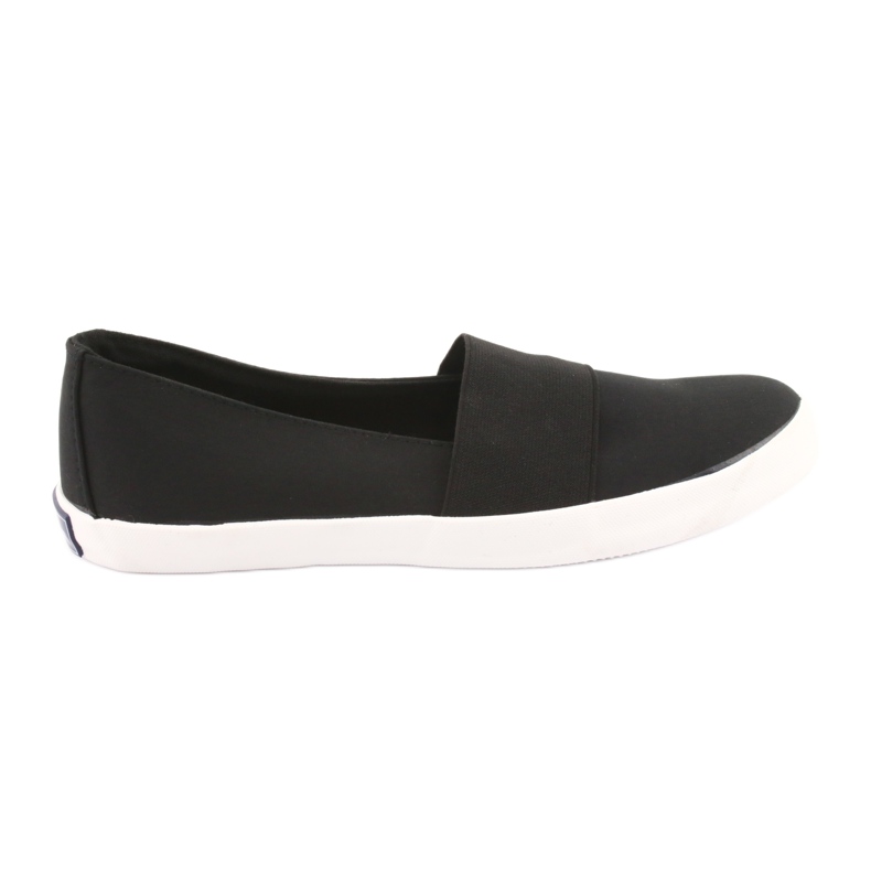 Black American Club slip-on sneakers