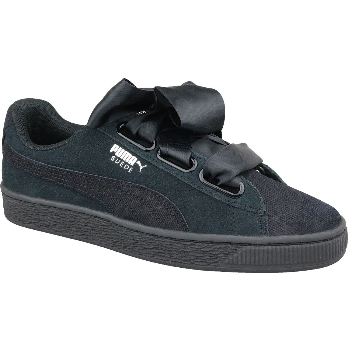Puma Suede Heart Pebble W 365210 04 black multicolored KeeShoes