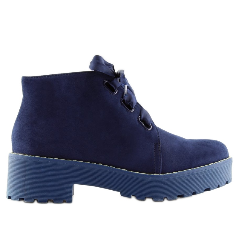 Navy blue boots for women LL219 Blue