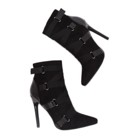 Black Boots on a pin black BKKX1150 Black