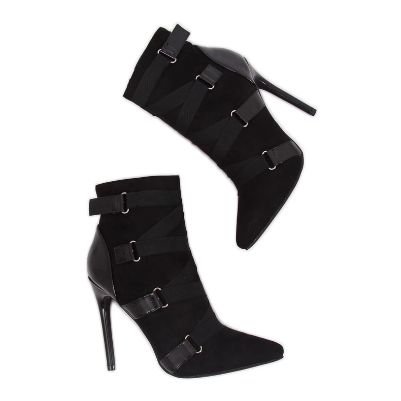 Black Boots on a pin black BKKX1150 Black