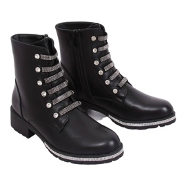 Black military boots CH1818-1 Black