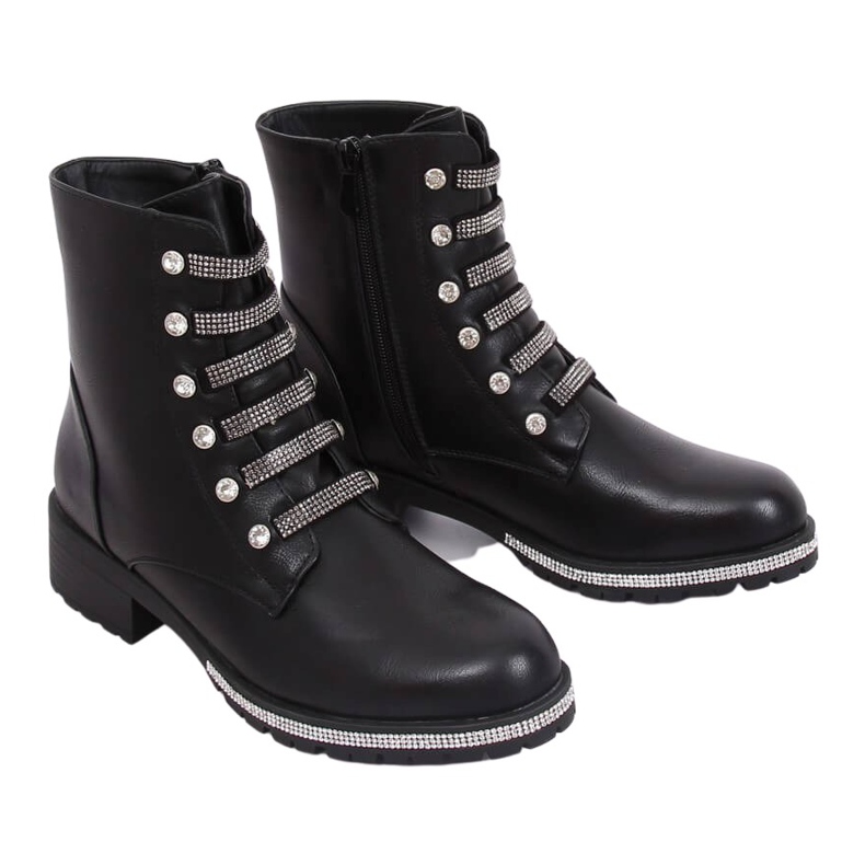 Black military boots CH1818-1 Black