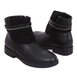 Black Chelsea boots for women HFN-2276-2 Black Black Chelsea boots for women HFN-2276-2 Black