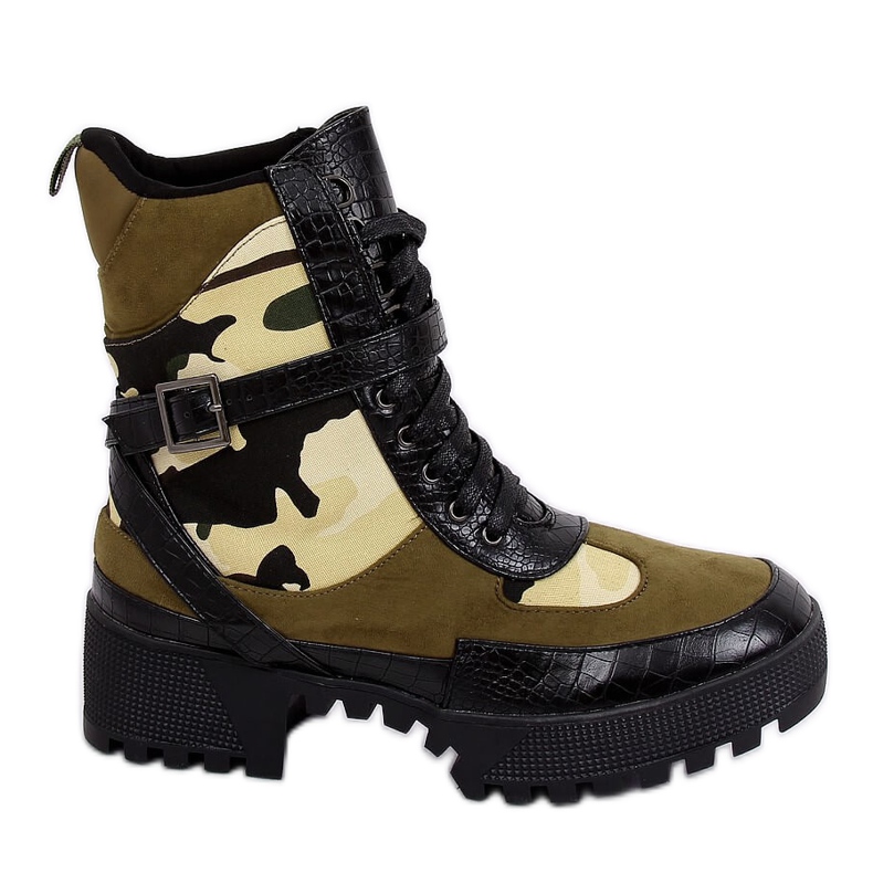 Camo boots GLV003 Olive green