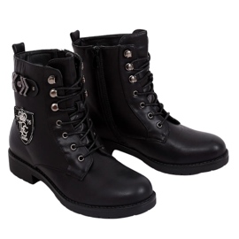 Workers military boots black X535 Black