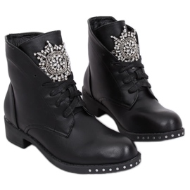 Black boots black 100-902BO-1 Black