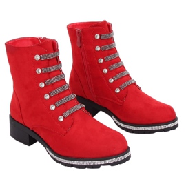 Military red boots CH1818-2 Red Military red boots CH1818-2 Red
