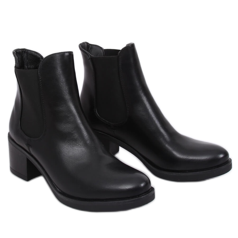 Black Jodhpur boots AT673-6 Black