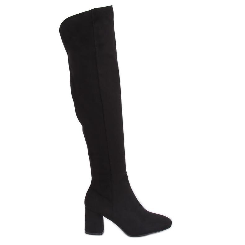 Black high-heeled boots YQ215 Black