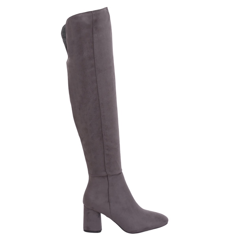 Gray Over-knee boots YQ215 Gray grey