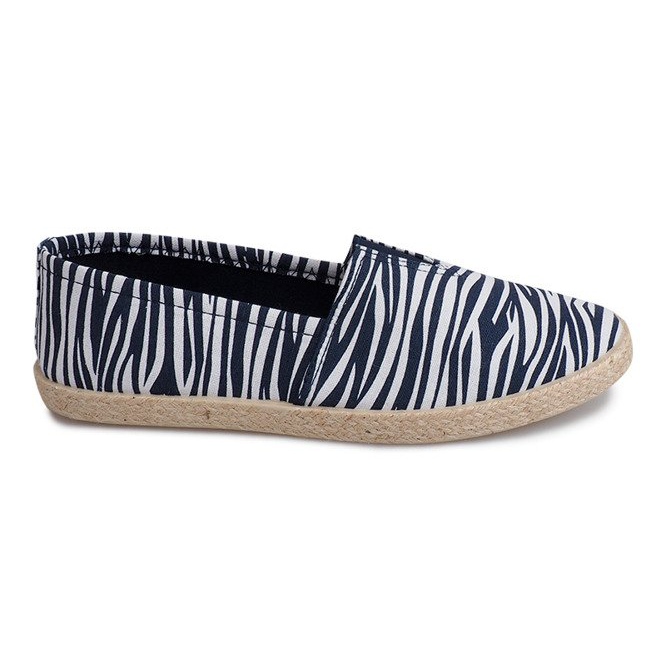 Linen Espadrilles TC-15 Blue Sneakers