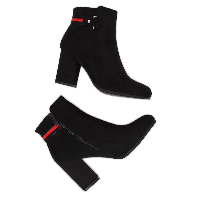 Black high heels NC923 Black boots