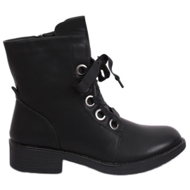 Lace-up boots black ZX2805 Black