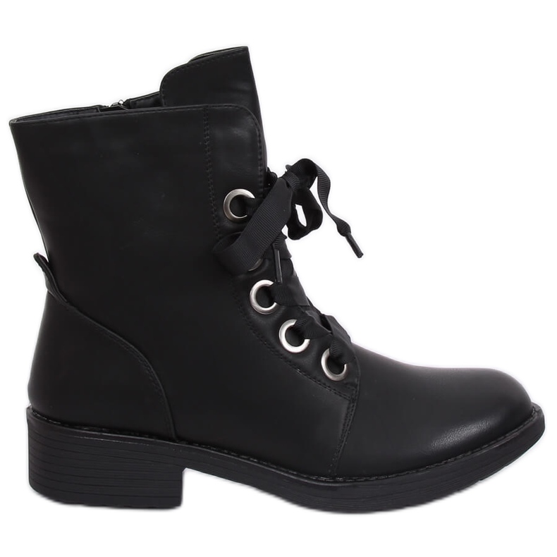 Lace-up boots black ZX2805 Black