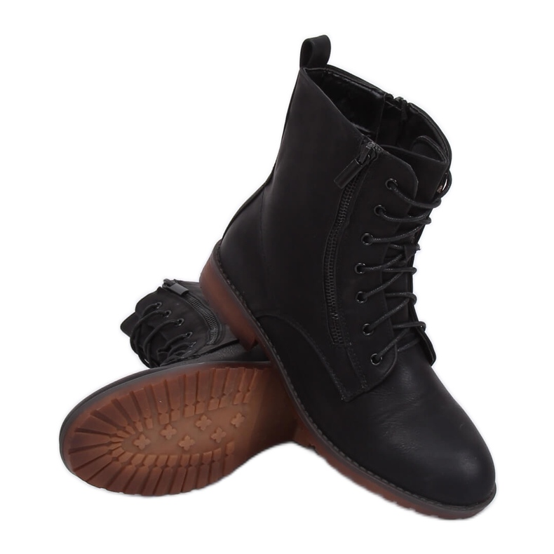 Black Workery boots W333 Black
