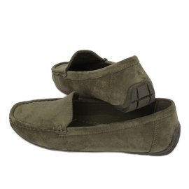 Green Women's loafers R812-1 Green