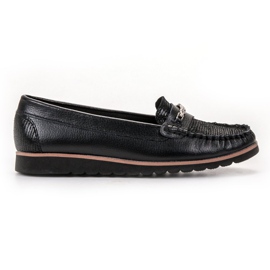 Filippo Comfortable Leather Loafers black